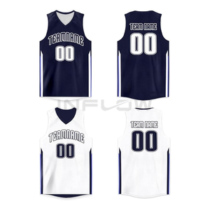 Ensembles d'uniformes de maillot de basket-ball à motif d'équipe de jeunes de sublimation au design personnalisé Vêtements de basket-ball 100% polyester - Product Image 2