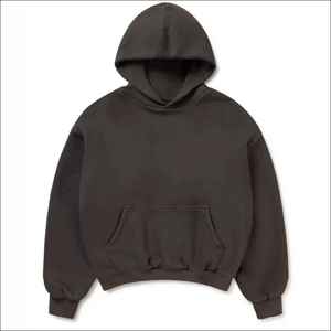 Sweat-shirts d'hiver pour hommes de qualité supérieure, à épaules tombantes, 100% coton, polaire chaud, streetwear élégant, sweat-shirts unisexes, fabrication - Product Image 1