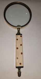 Lupa de latón Vintage, lupa de forma redonda con mango de cuerno de Color personalizado, calidad de lujo - Product Image 3