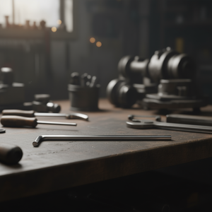 Llaves hexagonales largas y curvadas cromadas - Product Image 3