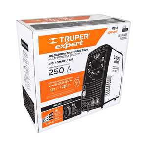 Soldadora MIG Multiproceso Truper Expert SOMU-250X de 250 Amperios, Tecnología Inverter, Monofásica, 127V/250V, para Acero Bajo en Carbono, 0. - Product Image 1