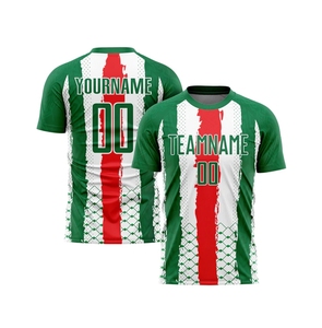 Nouveau design, maillot de football pour hommes sur mesure, fabrication OEM, impression numérique, anti-UV, séchage rapide, respirant, haute qualité, prix de gros - Product Image 1