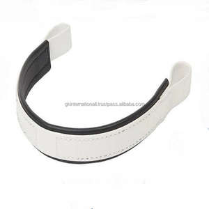 Personalized Many Colors <b>Harness</b> Genuine <b>Leather</b> Horse Brow Band With Black Lining Padding Stitched Handmade Horse Brow Band - Product Image 3