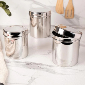 Almacenamiento de acero inoxidable seguro y elegante de acero abovedado para todos los usos Cerradura de brillo Acero inoxidable elegante - Product Image 1