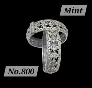 Bracelets bicolores aspect argent oxydé, vente chaude, bracelet bohème vintage, bracelet géométrique exquis pour femmes, cadeau - Product Image 6