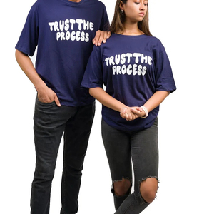 Camiseta de Hombre Personalizada de Alta Calidad 100% al por Mayor, Ajustada, Transpirable, Talla Grande, Nuevo Diseño, Estampado Sólido - Product Image 1