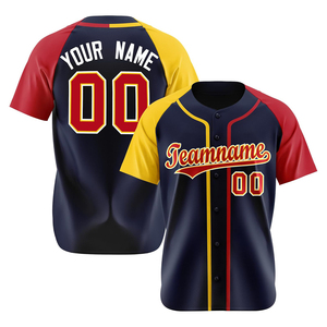 Uniforme de Béisbol Juvenil Camiseta de manga corta con estampado personalizado para hombres Ropa deportiva Camiseta de béisbol Listo para enviar Camiseta de hombre - Product Image 3