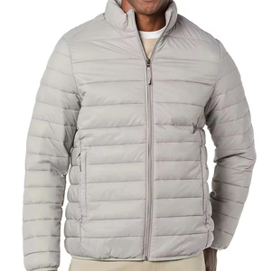 OEM hombres 2025 último diseño a prueba de viento hombres Puffer chaqueta precio de fábrica al por mayor logotipo personalizado hombres Puffer chaqueta - Product Image 1