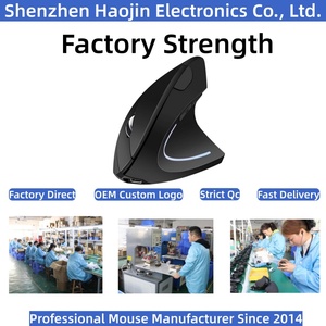 <span class=keywords><strong>Mouse</strong></span> Ottico <span class=keywords><strong>Wireless</strong></span> <span class=keywords><strong>Ergonomico</strong></span> 2.4G per PC, Design Verticale Confortevole a 6 Pulsanti per Destrorsi, Ricevitore USB LED, Nero per Laptop - Product Image 4