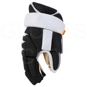 Gants de hockey sur glace respirants de haute qualité, personnalisables, multicolores, rouges et noirs, OEM Pro Gloves - Product Image 1