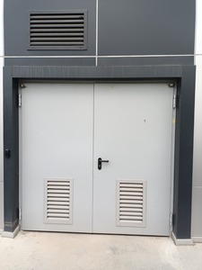 Portes en verre en acier inoxydable de haute qualité, à une ou deux battants, résistantes au feu, insonorisées, contemporaines, en fibre de verre, diverses - Product Image 6