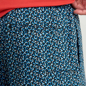Shorts de Playa Personalizados para Hombre, Azules, con Estampado Digital, de Poliéster, Secado Rápido, Cintura Elástica Media, Largura Corta, Casuales - Product Image 6