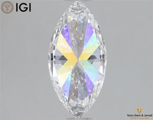 Certificat IGI 1.00 CT. Cultivé en laboratoire CVD Sparkling Marquise Cut 10.56 MM Taille Diamant E Couleur VS1 Clarté pour les créateurs de bijoux - Product Image 4