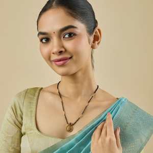 Antique 181923 Mangalsutra Fine Beaded <b>Necklace</b> - Product Image 3