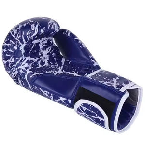 Guantes de boxeo de cuero de vaca de 14oz superventas diseño impreso personalizado alto para adultos MMA Fight 8oz PU cuero PVC 12oz - Product Image 5