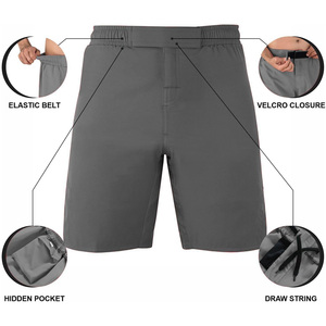 OEM Custom <b>Mens</b> Boxing <b>Shorts</b> For Workout Matches And Training Breathable Fit With Logo And Private Label Branding - Product Image 3