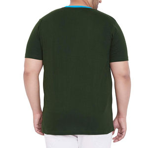 Camiseta de gran tamaño personalizada, ropa de calle, camiseta Hip Pop de peso pesado, camisetas de hombre de tallas grandes lisas con hombros caídos, servicio OEM - Product Image 3