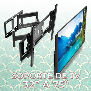 Supporto TV per Schermi da 35 a 75 Pollici, Braccio in Acciaio Doppio Estensibile con Funzione Girevole, Supporto o Staffa TV in Confezione Sigillata - Product Image 3