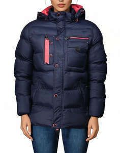 Private Label Odm Puffer Coat Women New Style <b>Nylon</b> <b>Fabric</b> Women Bubble Jacket Winter Outerwear Women Puffer Jackets 2025 - Product Image 1