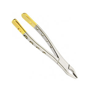 คีมทันตกรรมทำจากสเตนเลสสตีลสีทองครึ่งท่อนล่างแบบอเมริกัน - Product Image 5