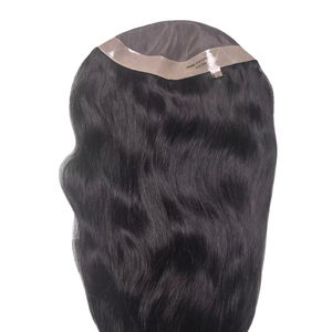 Toupet de cheveux mono pour femmes avec cheveux humains indiens, styles multiples (vague d'eau, vague naturelle, etc.) Léger 100-150g - Product Image 3