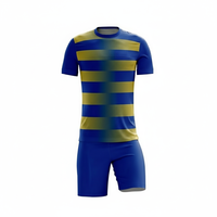 Jersey Sepak Bola Grosir OEM 2026 100% Poliester Cepat Kering Bernapas Lengan Pendek Logo Kustom Unisex Pakaian Latihan Sepak Bola/Gym