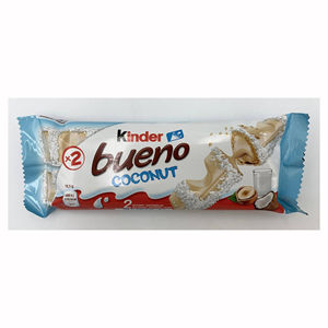 Barras de chocolate con leche Kinderr Bueno en paquetes dobles, en formatos de 6 unidades para minibares de hotel y suministro mayorista para hostelería. - Product Image 1