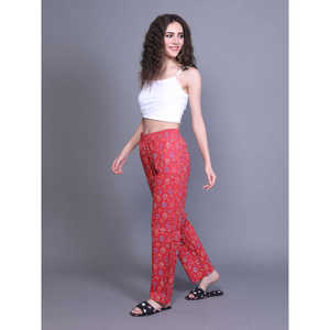 Pijama Casual de Algodón Tejido con Bolsillos, Vestido de Dormir Suave con Cintura Elástica y Cierre de Botones con Cordón, Logotipo Personalizado para el Hogar - Product Image 2