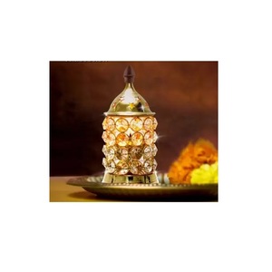 Meilleur diya en cristal de conception antique en laiton indien décoration diya pour diwali table profonde diya temple conçu en inde - Product Image 3