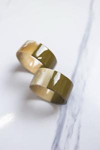 Servilleteros de Cuerno de Búfalo, Porta Servilletas Redondos para Hoteles de Lujo, Restaurantes y Mesas de Boda, Alta Calidad - Product Image 6