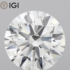 2.50 carats rond laboratoire cultivé CVD diamant F couleur VS1 clarté 8.70 MM IGI certifié lâche pour cadeau de bague de créateur - Product Image 1