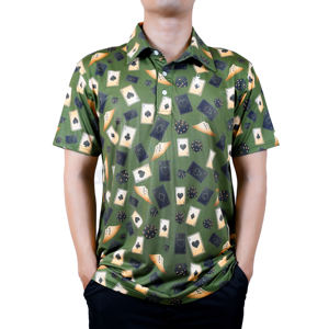 Polo de Golf logo personnalisé sublimation 100% polyester polo pour homme fabriqué au vietnam - Product Image 3