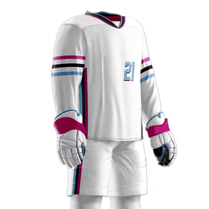 Juegos de uniformes de hockey sobre hielo de cantidad a granel 2025, diseña tu propio uniforme de hockey sobre hielo por sublimación hecho en poliéster ZOHAN CREATIONS - Product Image 5