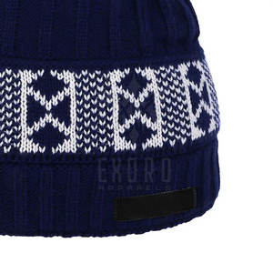 2025 nouveau Design 100% laine bas prix bonnet chapeaux OEM Service vente en gros sur mesure bonnet chapeaux - Product Image 6