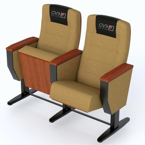 Silla de auditorio moderna EVO7605M tela suave fabricante de Vietnam para escuelas cines disponibles para la venta cartón de embalaje suave - Product Image 5