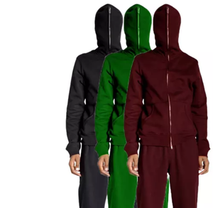 Professional Manufacturers' Men's Winter Essential <b>Full</b> <b>Zip</b> <b>up</b> <b>Hoodie</b> Heavy GSM Fabric in Multi-Colors Polyester/Cotton - Product Image 2