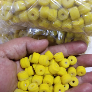 Handmade Glass Lampwork <b>Beads</b> Mixed Color Assorted Size Oval Shape Loose with Hole for DIY Bracelet & Necklace Accessories - Product Image 1