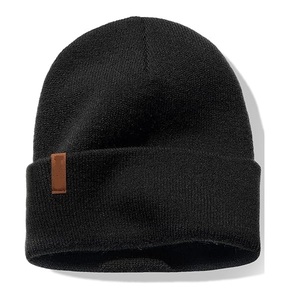 หมวกบีนนี่ถักผ้าแจ็คการ์ดสำหรับผู้หญิงใส่ในฤดูหนาวโลโก้ได้ตามต้องการอบอุ่นผ้าวูลผสม3D ปักลายดิจิทัลทันสมัยเหมาะสำหรับชายหาด - Product Image 5