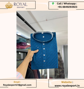 ผ้าคูต้าบุรุษปักตรงและหนักผ้าฝ้าย Manywar ใหม่ของเรา - Product Image 2