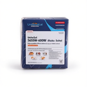 Panneau solaire UniteSol 565W-600W noir, polycristallin et monocristallin, couverture avant en verre HJT, emballage sur palette - Product Image 2