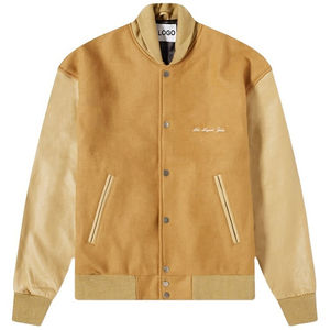 Veste de baseball universitaire pour hommes, style décontracté d'été, style lettreman avec manches brodées, veste personnalisée avec logo pour homme - Product Image 6