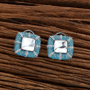 <span class=keywords><strong>Kundan</strong></span> Nano đá <span class=keywords><strong>Tops</strong></span> <span class=keywords><strong>Stud</strong></span> Bông tai với đen mạ handmade đồ trang sức xuất khẩu tại Ấn Độ - Product Image 1