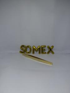 แหนบปลายด้ามทองสำหรับการต่อขนตาแบบมืออาชีพทำจากวัสดุคุณภาพสูงแหนบทอง - Product Image 2