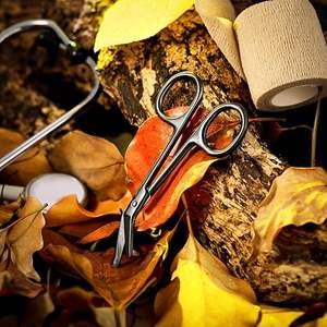 Ciseaux à pansements de haute qualité, ciseaux médicaux pour traumatismes, ciseaux à pansements en plastique, instruments chirurgicaux, alimentation manuelle - Product Image 5