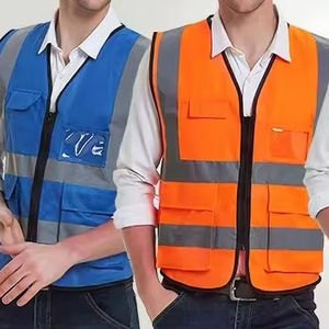 Chaleco de Seguridad Reflectante Profesional, Chaqueta de Alta Visibilidad, Ropa de Seguridad Reflectante para el Trabajo con Bolsillos - Product Image 2