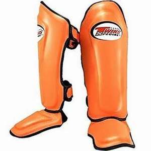 Espinilleras de Cuero Personalizables-TWINS Muay Thai, Protección para Artes Marciales y MMA - Product Image 2