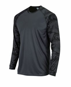 Camiseta de pesca de manga larga de torneo con protección UV personalizada al por mayor para hombres técnica de sublimación impresa impermeable a prueba de viento - Product Image 3