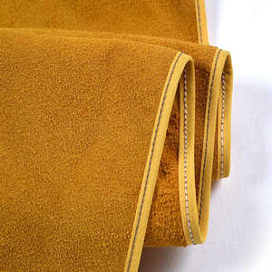 Delantal de cuero resistente para soldadura, para taller industrial y trabajos de fabricación de metales, delantal de cuero resistente al fuego - Product Image 6