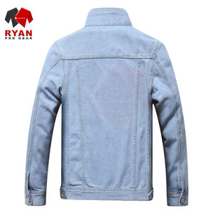 Veste en jean pour homme sur mesure, OEM ODM, qualité supérieure, coton denim, style boutonné, vêtements décontractés, vente en gros d'usine - Product Image 2