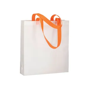 Borse Promozionali Personalizzate TNT con Design a Soffietto e Manici Lunghi, Gadget Personalizzati - Product Image 1